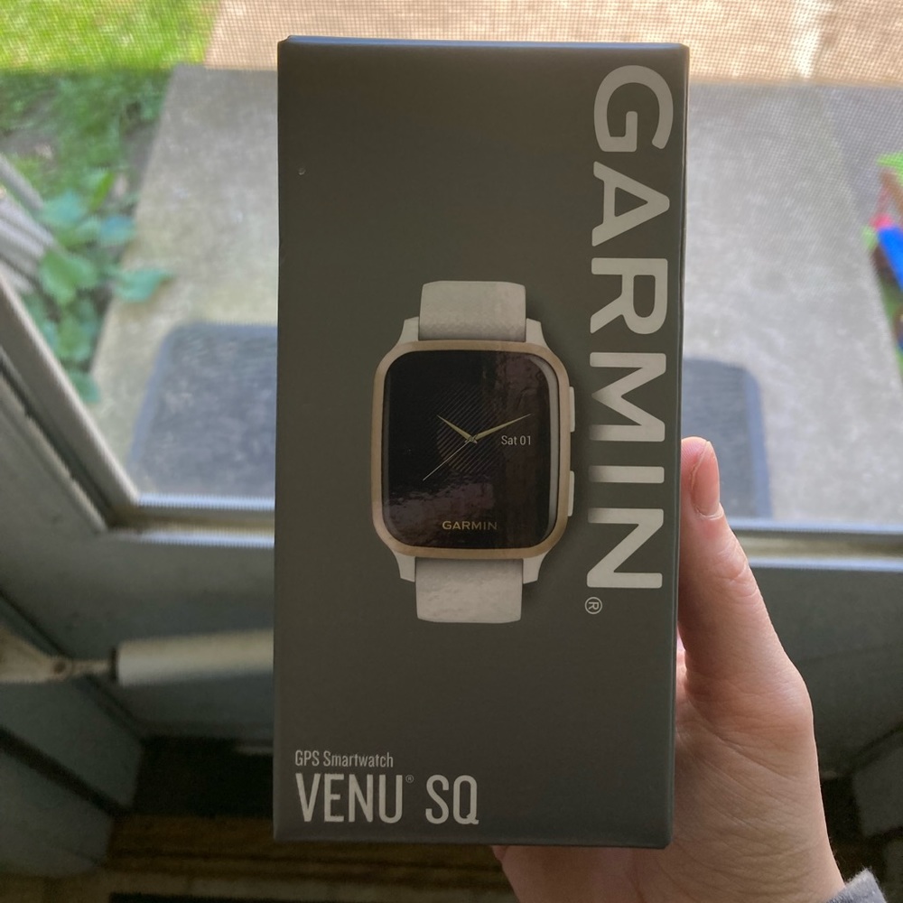 Garmin Venu SQ Smartwatch. Used from December 2021 to February 2022.